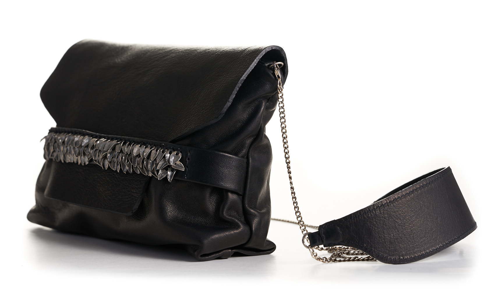 daniele basta leather and silver bags - 45